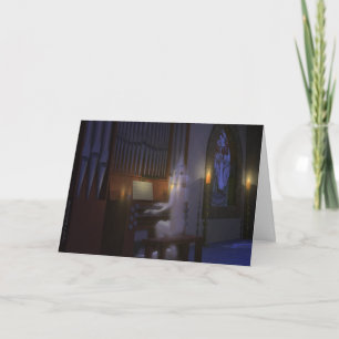 Carte Ghost Playing Organ Card