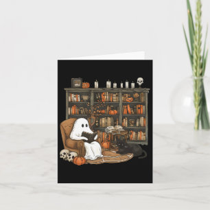 Carte Ghost Reading Livres Librairie Enseignant Hallowee