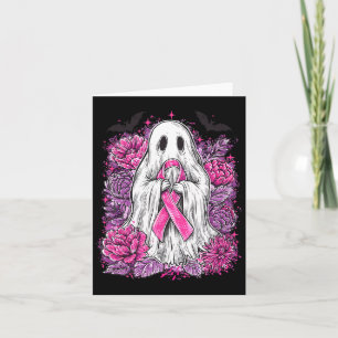 Carte Ghost Ribbon Sensibilisation au cancer du sein Hal