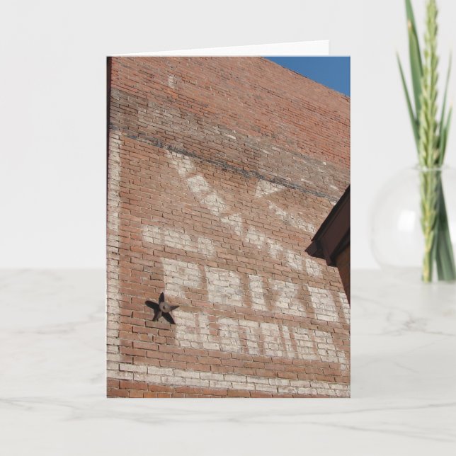 Carte Ghost Sign in Brighton, Iowa (Devant)