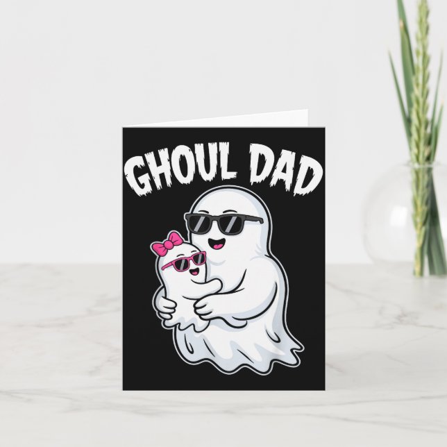 Carte Ghoul Dad Shirt Men Daddy Soky Halloween Ghost Cos (Devant)