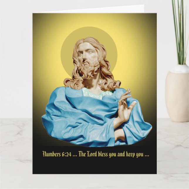 Carte Gian Lorenzo Bernini Bust of Christ 1679 (Devant)