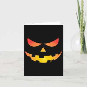 Carte Giant Jack O'Lantern Face Halloween Citrouille Amu