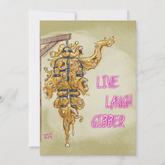 Carte Gibber Live Laugh