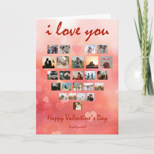 Carte gift valentines day cards (Devant)