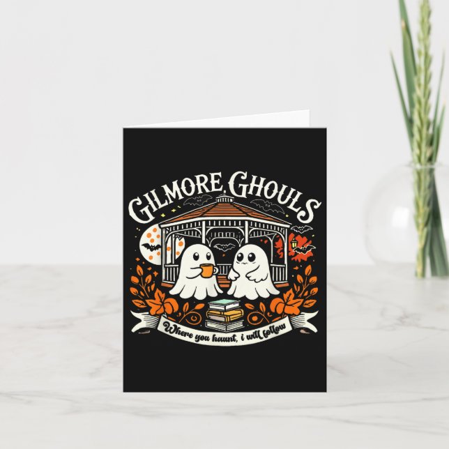 Carte Gilmore Cosy Ghouls Ghost Parody Halloween Fall Fr (Devant)