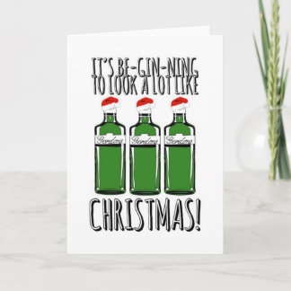 Carte Gin Christmas.