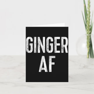Carte Ginger Af Shirt Irish Men Women St Patricks Day 