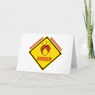 Carte Ginger Alert !