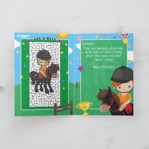 Carte Ginger Boys Equestrian Vous Êtes un Anniversaire D