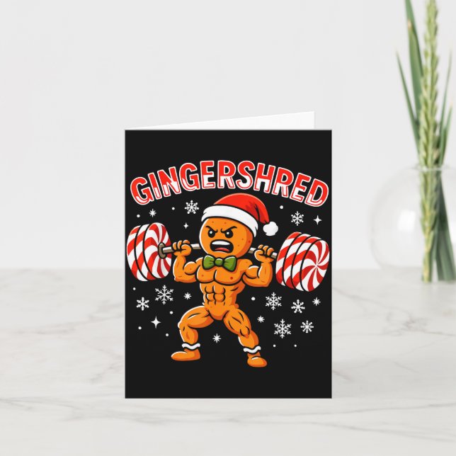 Carte Gingershred Drôle Bonhomme en pain d'épice Gymneus (Devant)