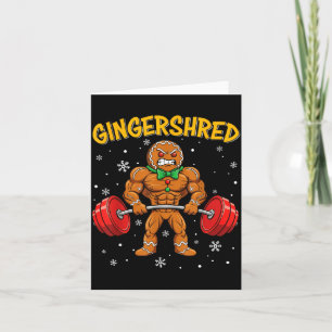 Carte Gingershred Drôle Bonhomme en pain d'épices Gymnas