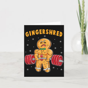 Carte Gingershred Drôle Bonhomme en pain d'épices Gymnas