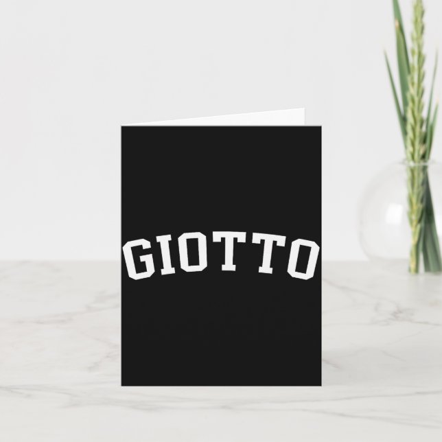 Carte Giotto  (Devant)