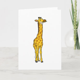Carte Girafe avec Daisy