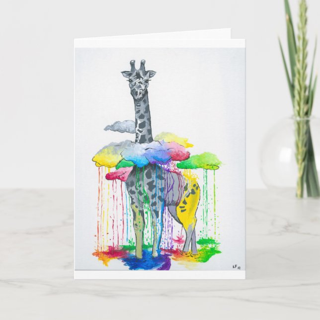Carte Giraffe Greeting Cards (Devant)