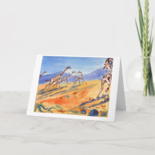 Carte Giraffes