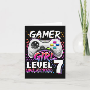 Carte Girl Level 7 déverrouillé jeu vidéo 7e anniversair