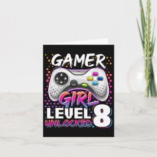 Carte Girl Level 8 déverrouillé jeu vidéo 8e anniversair