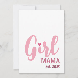 Carte Girl Mama Est. Personalized Gift