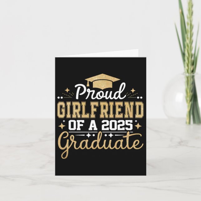 Carte Girlfriend Senior 2025 Fier Girlfriend D'Un Cl De (Devant)