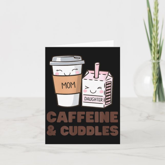 Carte Girls Caffeine &amp; Cuddles Twinning Coffee Juice (Devant)
