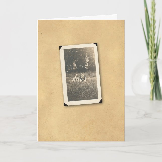 CARTE GIRLS EN GRASS 2 (Devant)