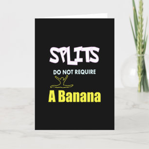 Carte Girls Gymnastique Banana Splits Citation