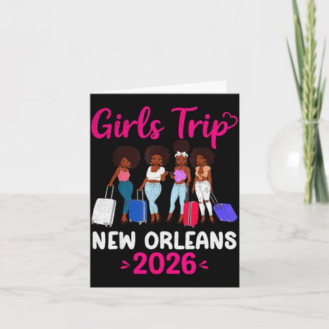 Carte Girls Trip New Orleans 2026 Squad Matching Outfit  (Devant)