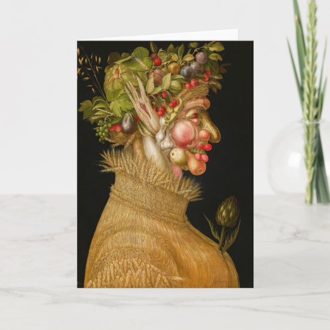 Carte Giuseppe Arcimboldo - Été (Devant)