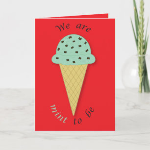 Carte Glace à la Menthe pour la Saint-Valentin Punition