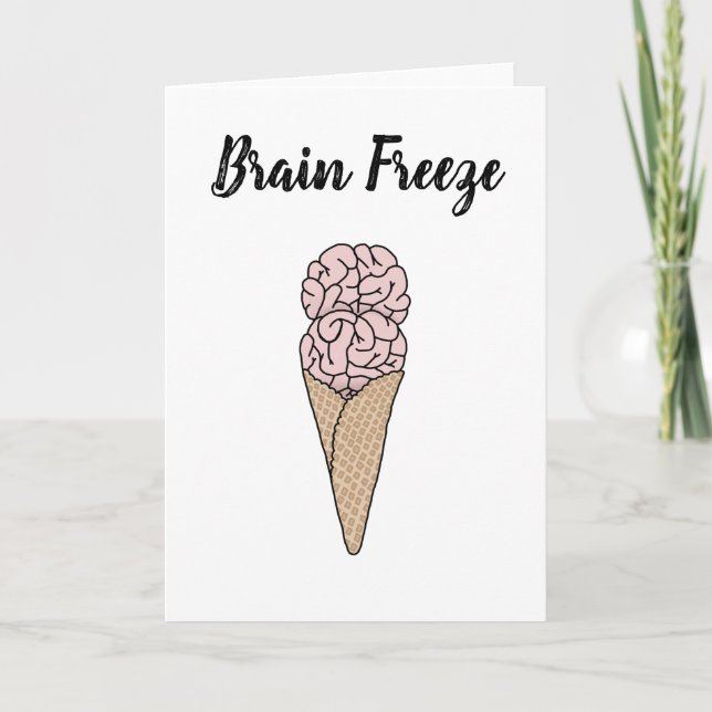 Carte Glace Brain Freeze (Devant)