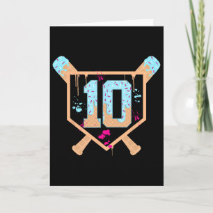 Carte Glace Bysebyll 10 ans qui coule 10e anniversaire