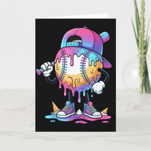 Carte Glace de baseball Drip Meme Batteurs Garçons Sport