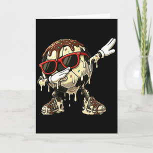 Carte Glace de football cool Dab Dance Drôle Fondre Spor