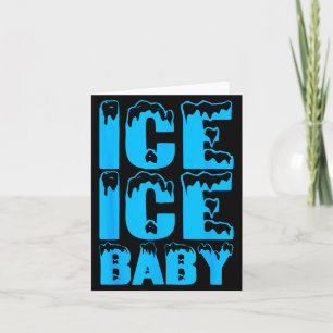 Carte Glace Drôle Bébé de Glace Famille Couple Costume H