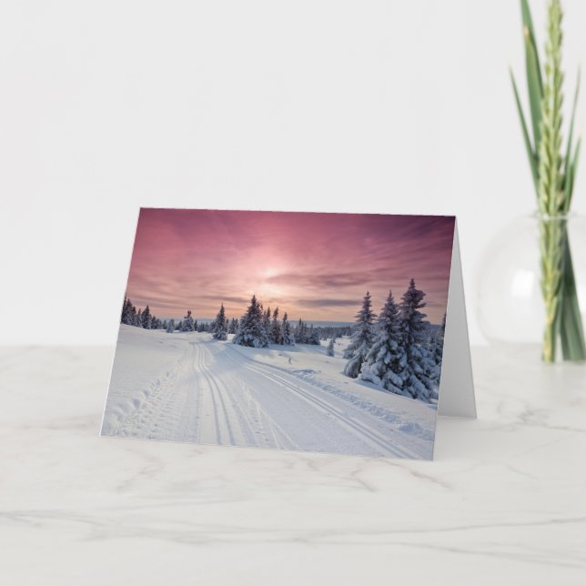 Carte Glace et neige | Lillehammer, Norvège (Devant)