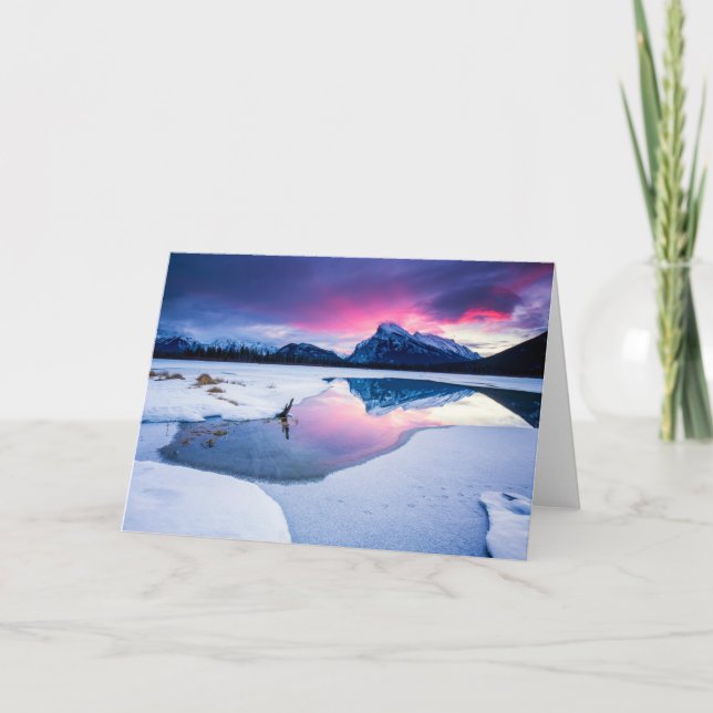 Carte Glace et neige | Mt. Rundle, Canada (Devant)