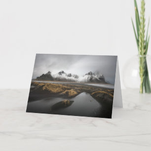 Carte Glace et neige Vestrahorn Mountain, Islande
