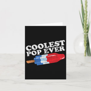 Carte Glace la Plus Cool Jamais Bâtonnet Drôle Rétro Bom