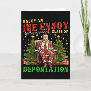 Carte Glace Profitez D'un Verre De Déportation Bien Froi