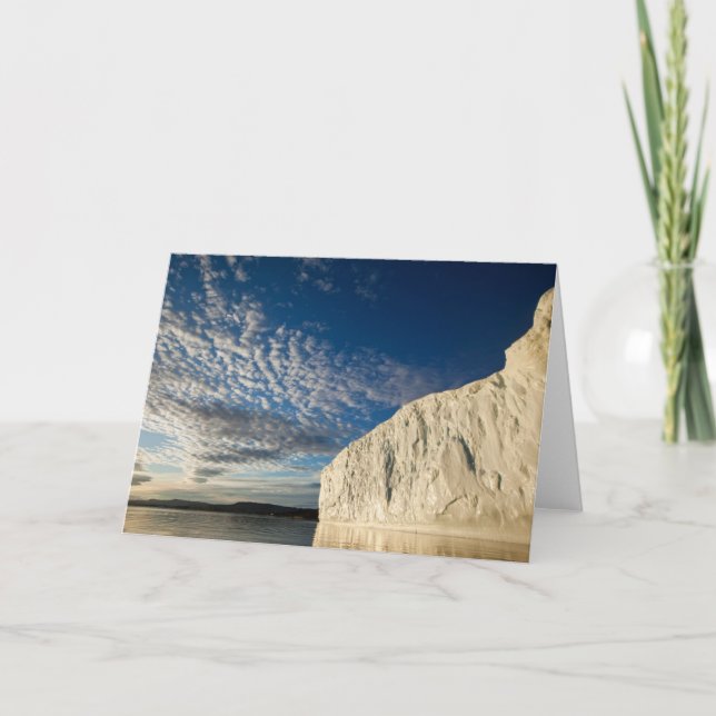 Carte Glacier de Jakobshavn dans la baie de Disko (Devant)