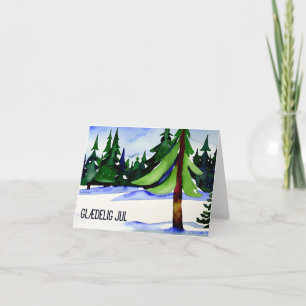Carte Glæ delig jul, Noël danois