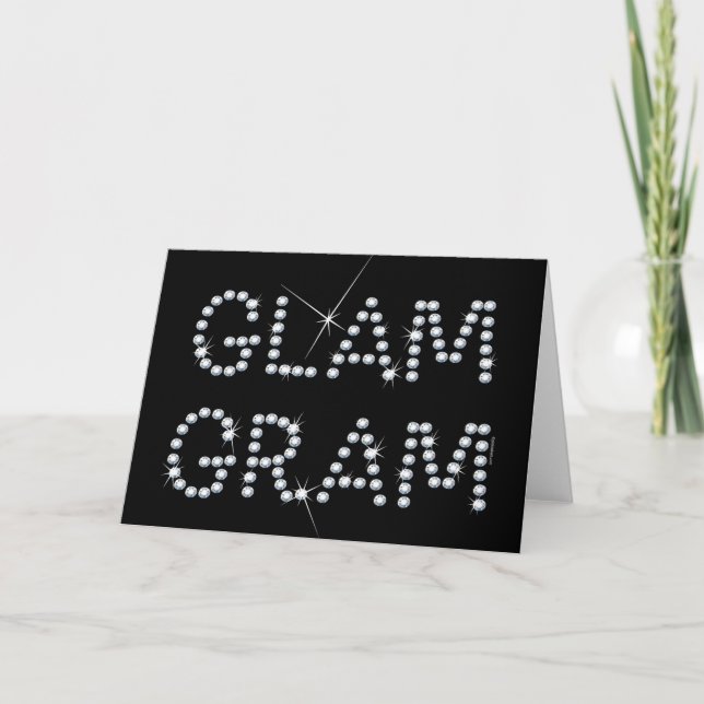 Carte Glam Gram (Devant)