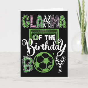 Carte Glamour du garçon de la fête d'anniversaire de foo