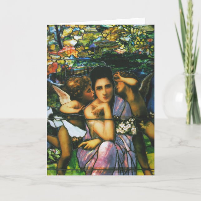 Carte Glass Window Arts par Louis Tiffany Card (Devant)