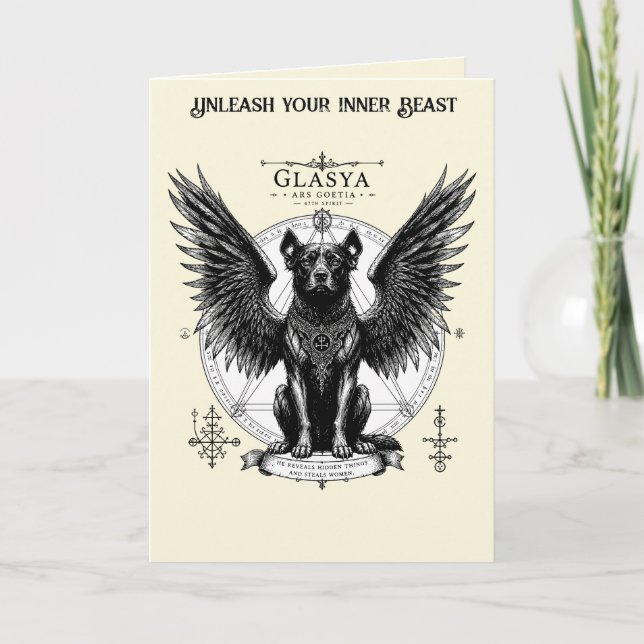 Carte Glasya libère les ailes de la Goétie (Devant)