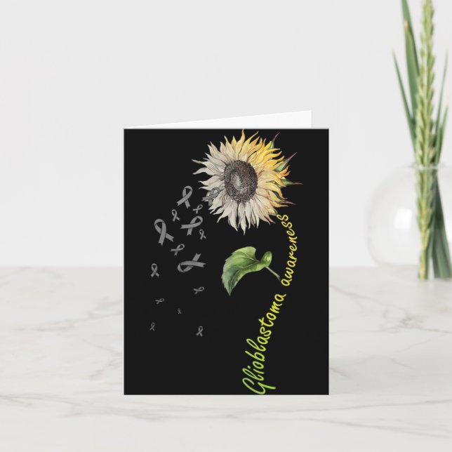Carte Glioblastoma Awareness Sunflower  (Devant)