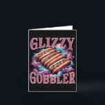 Carte Glizzy Gobbler Hotdogs Drôle Meme Nourriture Homme<br><div class="desc">Glizzy Gobbler Hotdogs Drôle Meme Nourriture Hommes Femmes Garçons Enfants</div>