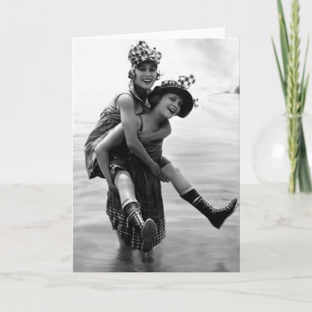 Carte Gloria Swanson et Phyllis Haver (Devant)